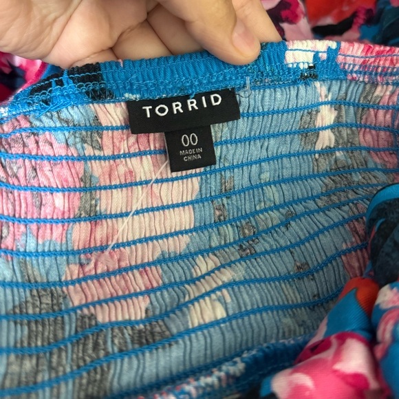 Torrid Challis Tie-Front Romper - Picture 8 of 11